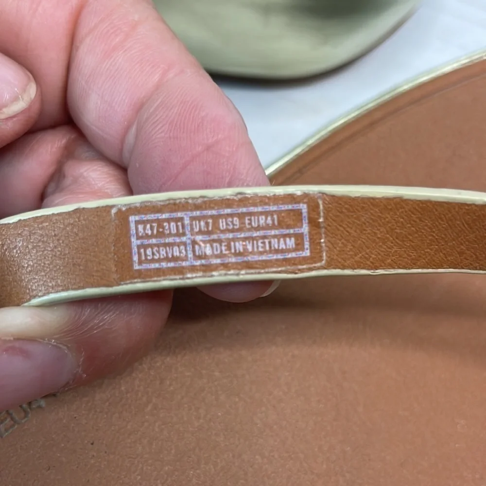 Fitflop Gold Leather Wedge Thong Sandal - Picture 11 of 14